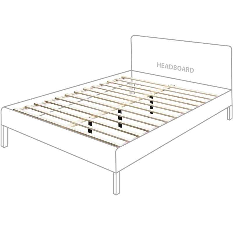 Bowery Hill Modern / Contemporary Solid Ash Wood White Queen Bed