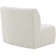 Bowery Hill Contemporary Rich Cream Boucle Fabric Modular Chair