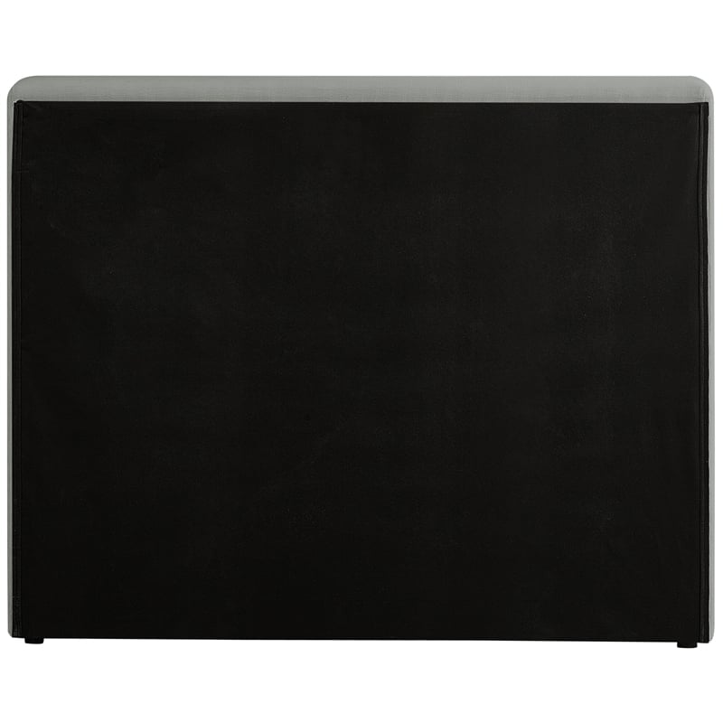 Bowery Hill Contemporary Grey Linen Textured Fabric Twin Bed