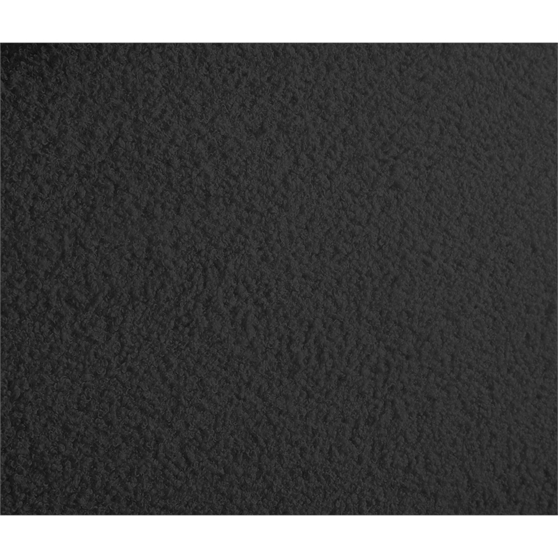 Bowery Hill Contemporary Soft Plush Black Teddy Fabric Twin Bed