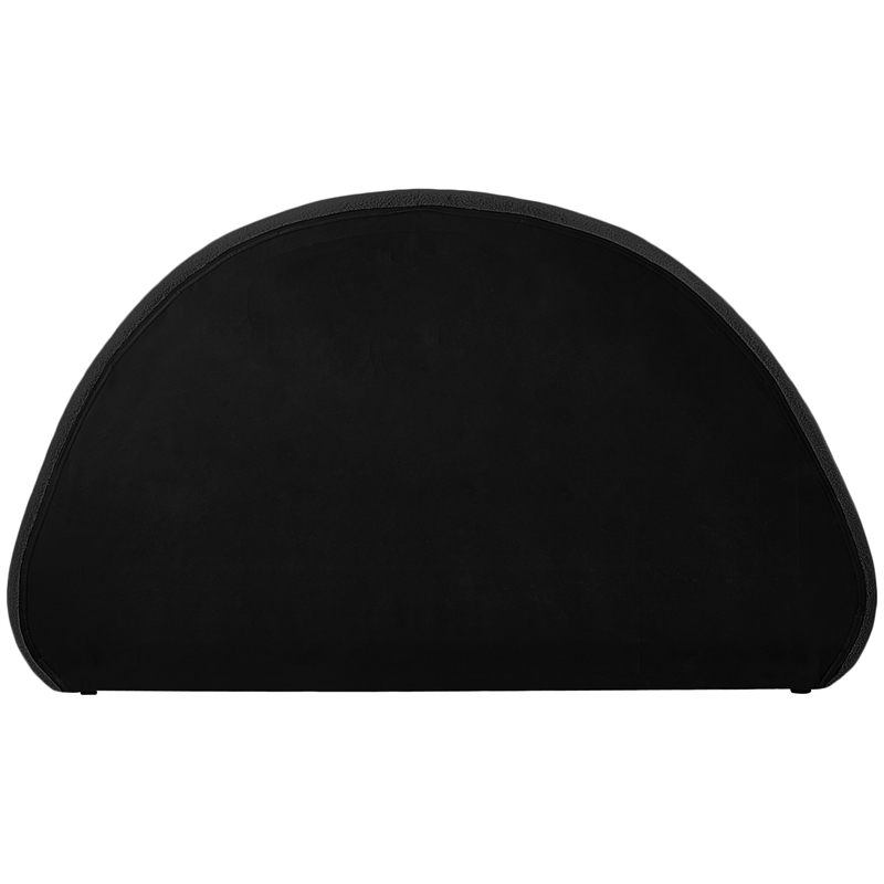 Bowery Hill Contemporary Soft Plush Black Teddy Fabric Full Bed