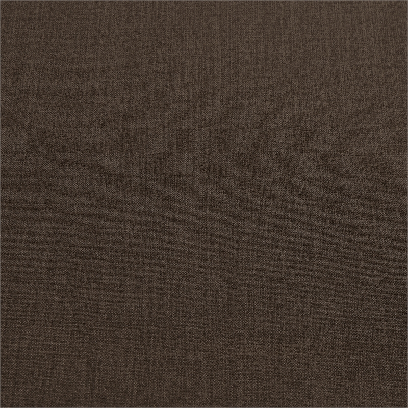 Bowery Hill Contemporary Soft Brown Linen Textured Fabric Chair
