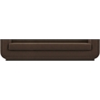 Bowery Hill Contemporary Soft Brown Linen Textured Fabric Sofa