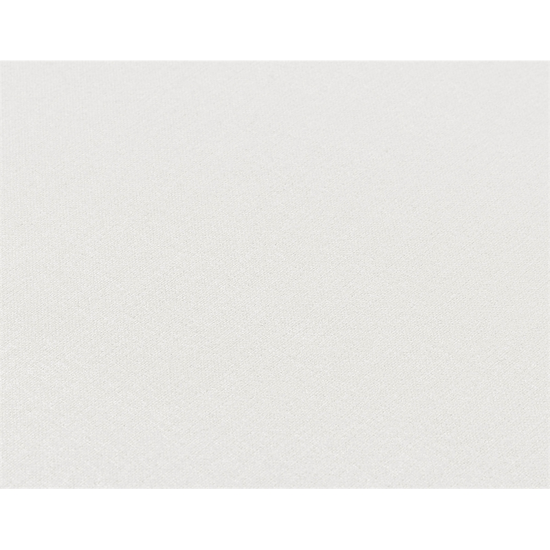 Bowery Hill Contemporary Soft Cream Linen Textured Fabric Chair
