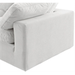 Bowery Hill Contemporary Soft Cream Velvet 2-Piece Modular Sofa