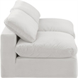 Bowery Hill Contemporary Soft Cream Velvet 2-Piece Modular Sofa