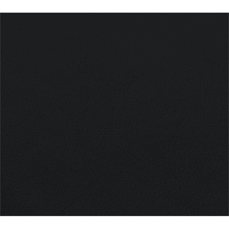 Bowery Hill Contemporary Solid Wood Frame Rich Black Velvet Sofa