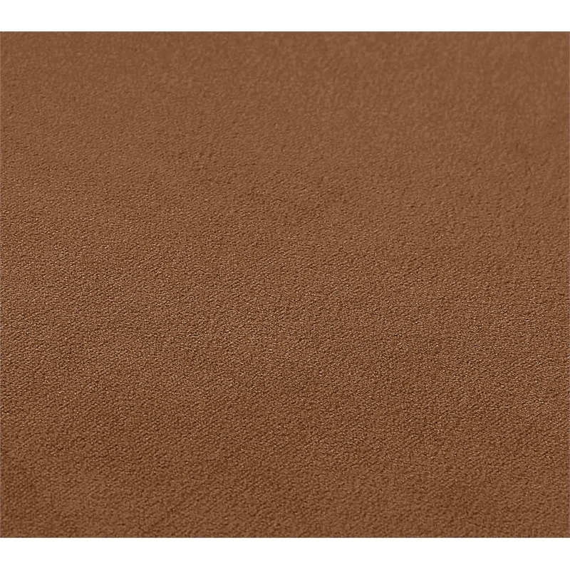 Bowery Hill Contemporary Solid Wood Frame Soft Saddle Velvet Sofa