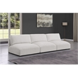 Bowery Hill Contemporary Soft Plush Cream Fabric Modular Sofa