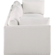 Bowery Hill Contemporary Soft Plush Cream Fabric Modular Sofa