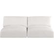 Bowery Hill Contemporary Soft Plush Cream Fabric Modular Sofa