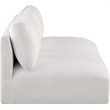 Bowery Hill Contemporary Soft Plush Cream Fabric Modular Sofa