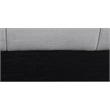 Bowery Hill Contemporary Grey Linen Textured Fabric Full Bed