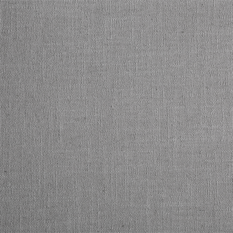 Bowery Hill Contemporary Grey Linen Textured Fabric King Bed