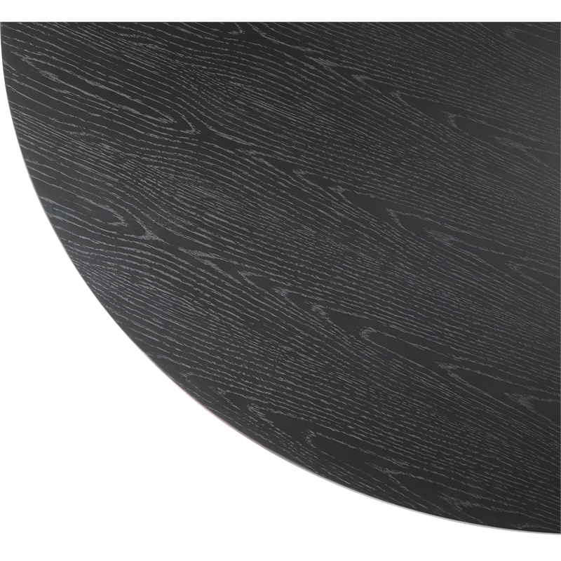 Bowery Hill Mid-Century Modern Black Oak Veneer 48