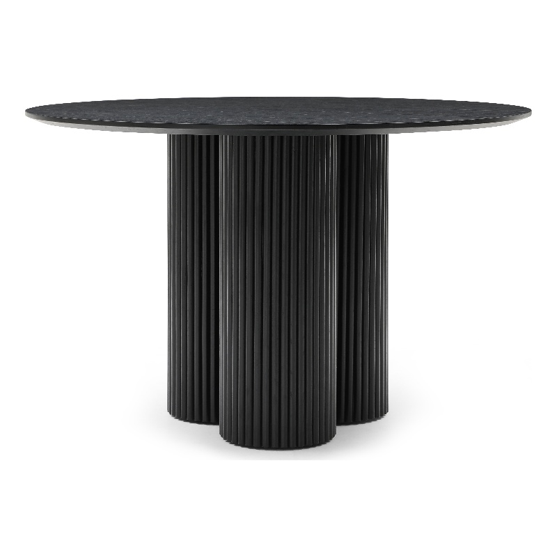 Bowery Hill Mid-Century Modern Black Oak Veneer 48
