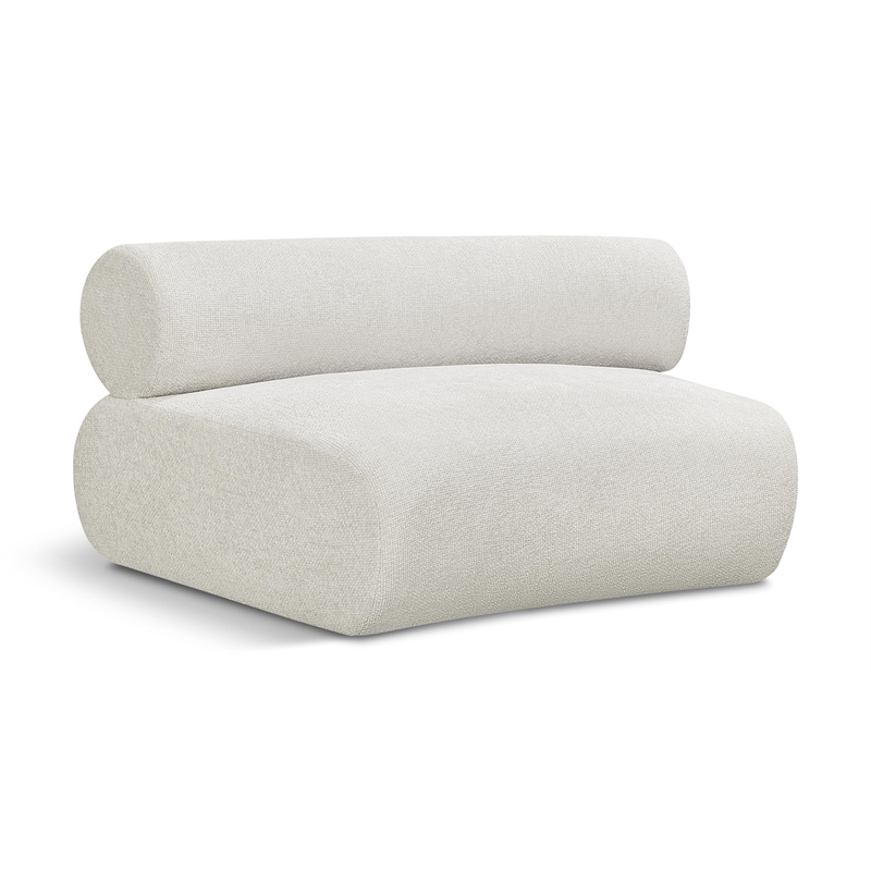 Bowery Hill Contemporary Green Chenille Fabric Modular Chair