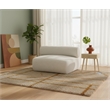 Bowery Hill Contemporary Green Chenille Fabric Modular Chair