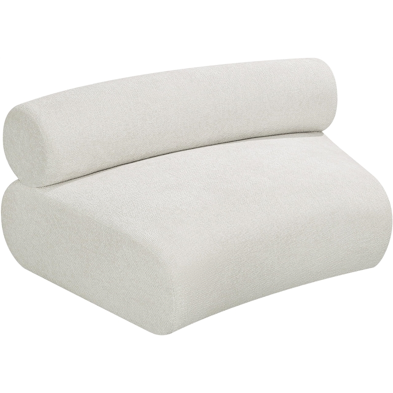 Bowery Hill Contemporary Green Chenille Fabric Modular Chair