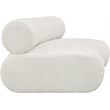 Bowery Hill Contemporary Green Chenille Fabric Modular Chair