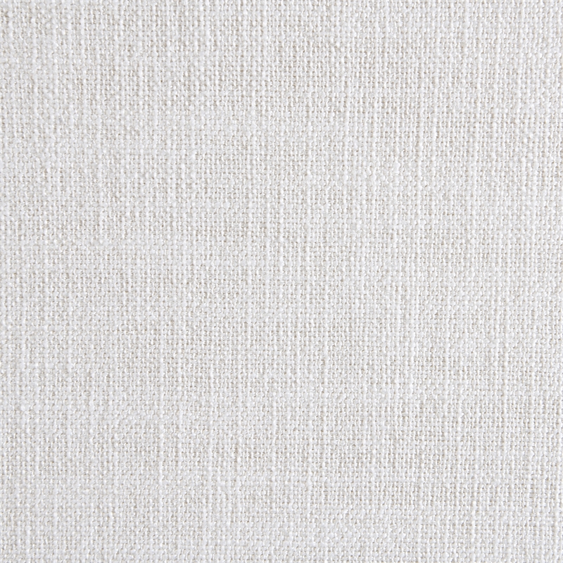Bowery Hill Contemporary Cream Linen Textured Fabric King Bed