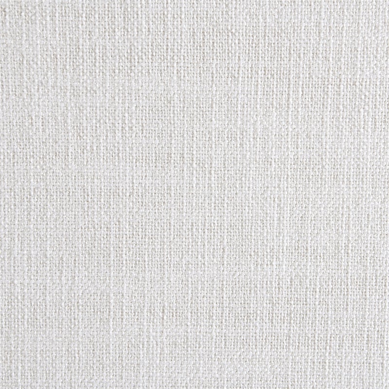 Bowery Hill Contemporary Cream Linen Textured Fabric King Bed