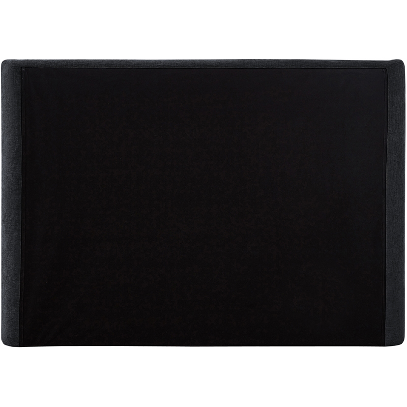 Bowery Hill Contemporary Upholstered Black Chenille Fabric Full Bed