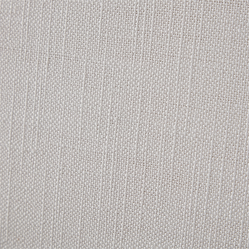 Bowery Hill Contemporary Cream Linen Textured Fabric Queen Bed