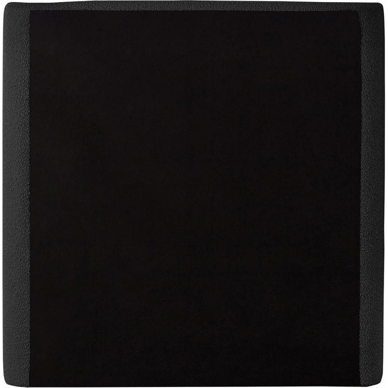Bowery Hill Contemporary Upholstered Black Boucle Fabric Twin Bed