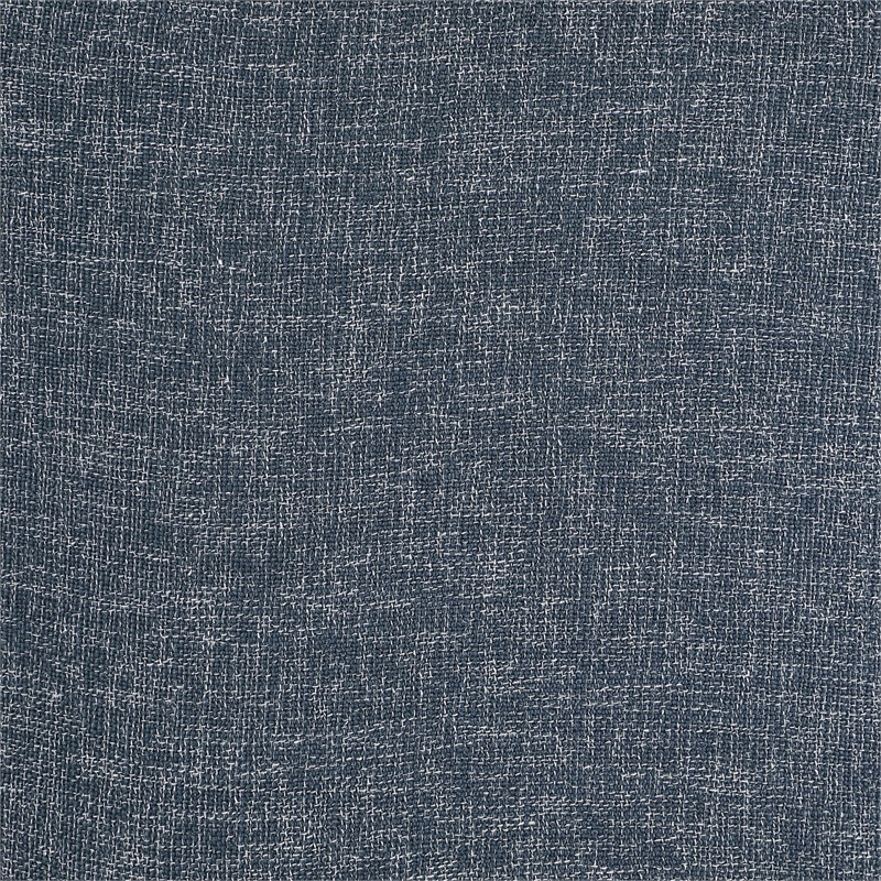 Bowery Hill Upholstered Blue Linen Textured Fabric Swivel Accent Chair