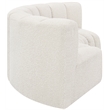 Bowery Hill Contemporary Cream Boucle Fabric Modular Sectional