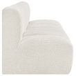 Bowery Hill Contemporary Cream Boucle Fabric Modular Sectional