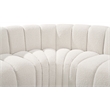 Bowery Hill Contemporary Cream Boucle Fabric Modular Sectional