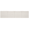 Bowery Hill Contemporary Cream Boucle Fabric Modular Sectional