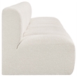 Bowery Hill Contemporary Cream Boucle Fabric Modular Sectional