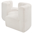 Bowery Hill Contemporary Cream Boucle Fabric Modular Sectional