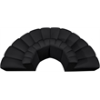 Bowery Hill Contemporary Black Vegan Leather Modular Sectional