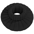Bowery Hill Contemporary Black Boucle Fabric Modular Sectional