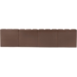Bowery Hill Contemporary Brown Vegan Leather Modular Sectional