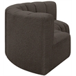Bowery Hill Contemporary Brown Boucle Fabric Modular Sectional