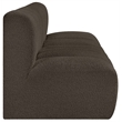 Bowery Hill Contemporary Brown Boucle Fabric Modular Sectional