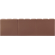Bowery Hill Contemporary Cognac Vegan Leather Modular Sectional