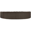 Bowery Hill Contemporary Brown Boucle Fabric Modular Sectional