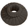 Bowery Hill Contemporary Brown Boucle Fabric Modular Sectional