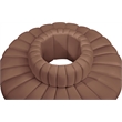 Bowery Hill Contemporary Cognac Vegan Leather Modular Sectional