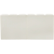 Bowery Hill Contemporary Cream Vegan Leather Modular Sectional