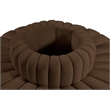 Bowery Hill Contemporary Soft Brown Velvet Modular Sectional