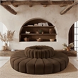 Bowery Hill Contemporary Soft Brown Velvet Modular Sectional