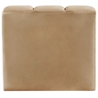 Bowery Hill Contemporary Deep Channel Tufted Soft Camel Velvet Curved Corner