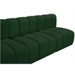 Bowery Hill Contemporary Green Boucle Fabric Modular Sectional